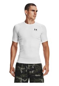 Under Armour Koszulka techniczna Ua HeatGear® Armour 1361518 Biały Compression Fit. Kolor: biały. Materiał: syntetyk #8