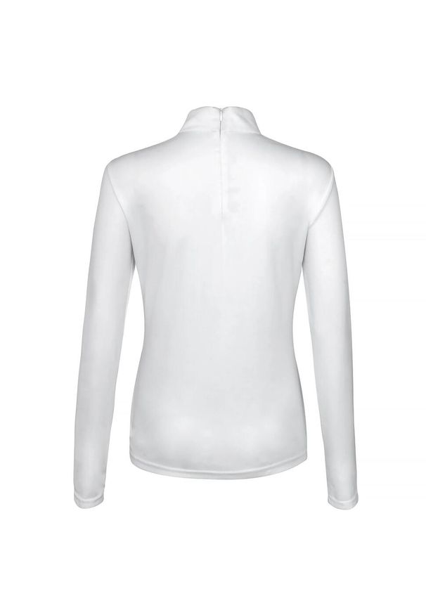 Koszulka jeździecka konkursowa damska EQUESTRIAN QUEEN Callie 25AW. Kolor: biały. Długość rękawa: długi rękaw. Długość: długie