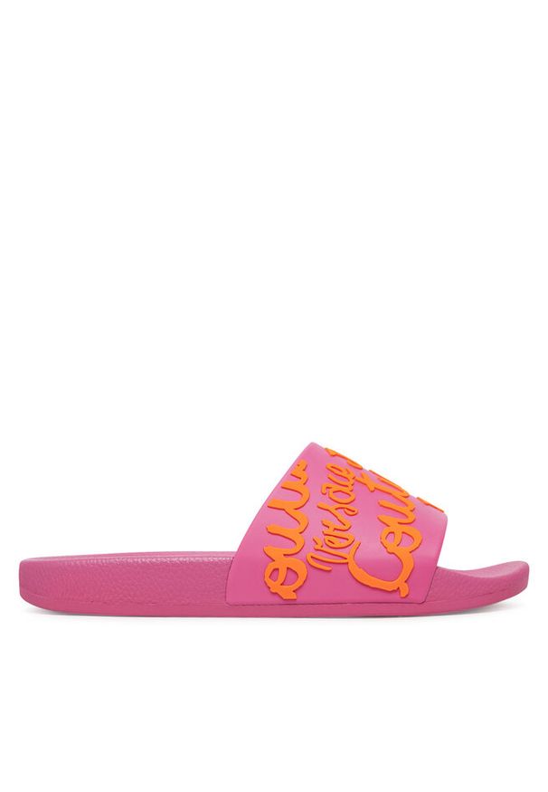 Klapki Versace Jeans Couture. Kolor: różowy