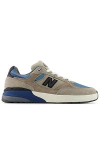 Buty męskie New Balance Numeric UN933ASB - beżowe. Kolor: beżowy. Materiał: guma, zamsz. Szerokość cholewki: normalna. Sport: skateboard #1