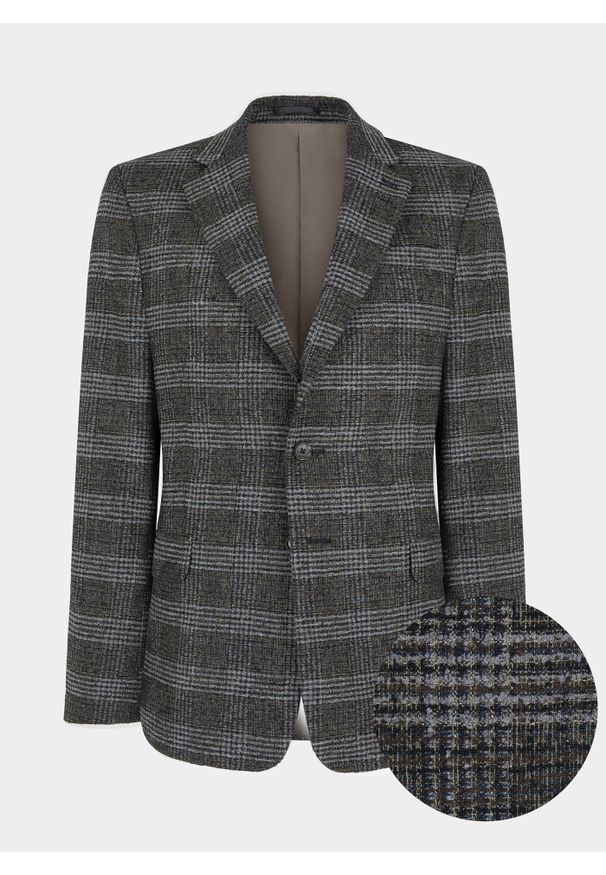 Pako Lorente - PAKO LORENTE – Marynarka męska P21WP-3X-067-L. Materiał: wełna, poliamid. Styl: klasyczny