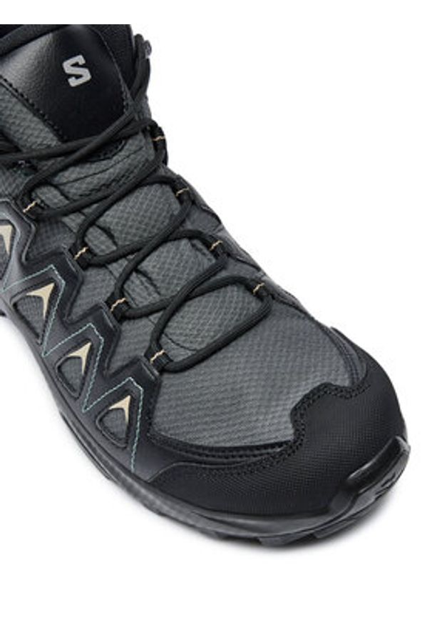 salomon - Salomon Trekkingi X Braze Mid Gore-Tex L47430500 Czarny. Kolor: czarny. Materiał: materiał. Technologia: Gore-Tex. Sport: turystyka piesza