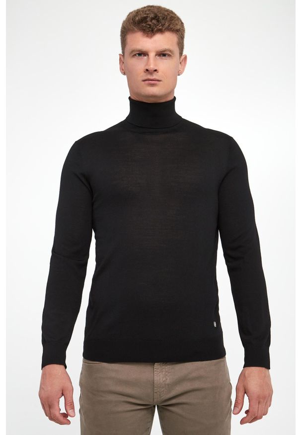 Liu Jo - Golf męski z wełny merino LIU JO. Typ kołnierza: golf. Materiał: wełna