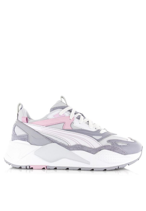 Buty do chodzenia damskie Puma Rs-x Efekt Lux. Kolor: szary. Materiał: materiał, syntetyk. Szerokość cholewki: normalna. Sport: turystyka piesza