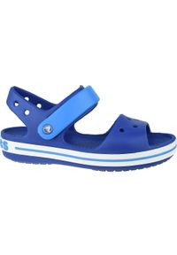 Crocs Crocband Sandal Kids 12856-4BX. Kolor: niebieski. Materiał: syntetyk. Styl: sportowy #1