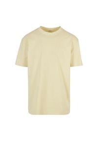 BUILD YOUR BRAND - Ponadwymiarowa Koszulka Dla Dorosłych Unisex Heavyweight. Kolor: żółty