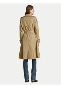 Lauren Ralph Lauren - LAUREN RALPH LAUREN Trencz 297951255004 Beżowy Regular Fit. Kolor: beżowy. Materiał: bawełna