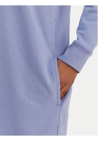 DKNY Sport - DKNY Sukienka dzianinowa DP6D4914 Niebieski Regular Fit. Kolor: niebieski. Materiał: bawełna #3