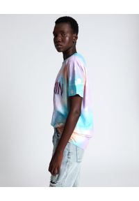 ONETEASPOON - Kolorowy t-shirt tie dye Love Organicc. Kolor: niebieski. Materiał: bawełna, tkanina. Wzór: kolorowy #5