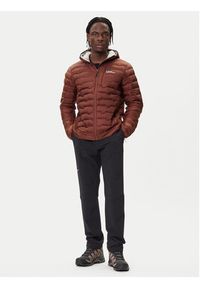 Jack Wolfskin Kurtka puchowa Passamani A61831 Brązowy Regular Fit. Kolor: brązowy. Materiał: syntetyk