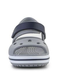 Sandały Crocs Crocband Jr 12856-01U szare. Kolor: szary. Materiał: materiał. Styl: młodzieżowy