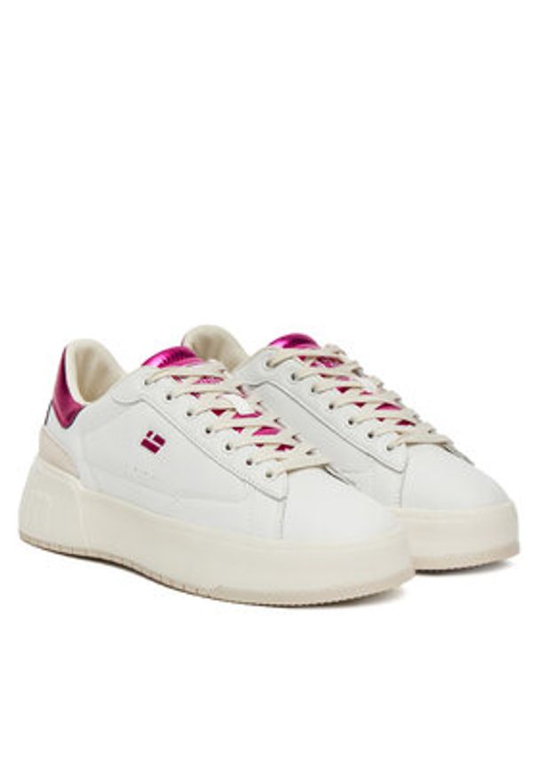 D.Franklin Sneakersy DFSH321094 Biały. Kolor: biały. Materiał: skóra