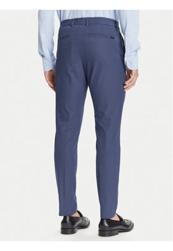 BOSS Chinosy P-Kaiton1 50543945 Błękitny Slim Fit. Kolor: niebieski. Materiał: bawełna