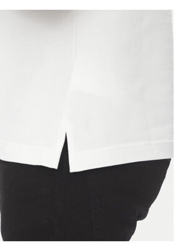 Versace Jeans Couture Polo 78GAGT02 Biały Regular Fit. Typ kołnierza: polo. Kolor: biały. Materiał: bawełna