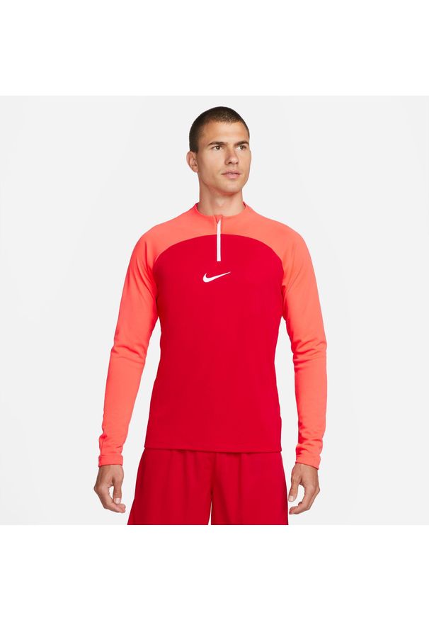 Bluza treningowa męska Nike Drifit Academy. Kolor: czerwony, wielokolorowy