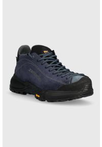 Zamberlan buty Free Blast Suede damskie kolor granatowy. Zapięcie: sznurówki. Kolor: niebieski. Materiał: materiał, skóra, zamsz, guma. Szerokość cholewki: normalna #3
