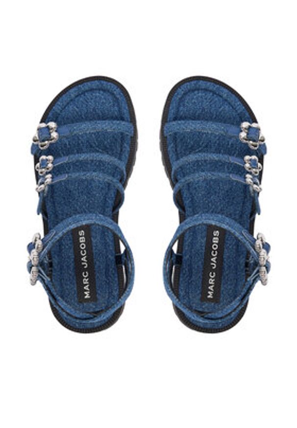 MARC JACOBS - Marc Jacobs Sandały 2P5FSA001F15 Niebieski. Kolor: niebieski. Materiał: materiał