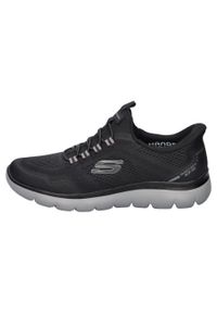 skechers - Buty SKECHERS SUMMITS-TOP RATE Czarny. Kolor: czarny. Materiał: syntetyk, tkanina