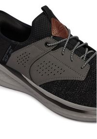 skechers - Skechers Sneakersy Slip-Ins Rf: Slade - Caster 210889/BKGY Czarny. Kolor: czarny. Materiał: materiał #2