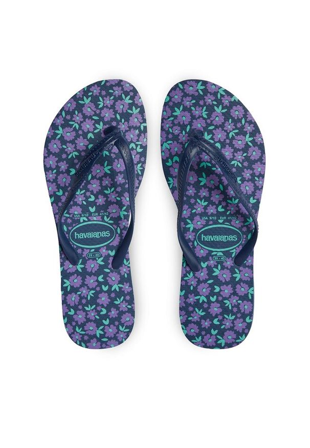 Japonki Havaianas. Kolor: niebieski