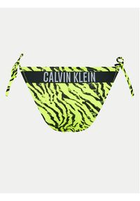 Calvin Klein Swimwear Dół od bikini KW0KW02336 Zielony. Kolor: zielony. Materiał: syntetyk