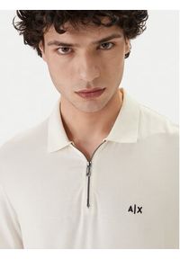 Armani Exchange Polo XM002372 AF21936 U0009 Biały Regular Fit. Typ kołnierza: polo. Kolor: biały. Materiał: wiskoza #2