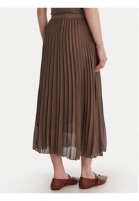 Marella Spódnica plisowana Gabbia 2613101085 Brązowy Regular Fit. Kolor: brązowy. Materiał: wiskoza, syntetyk #4