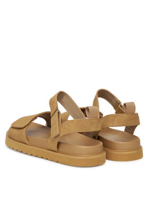 Jenny - JENNY Sandały HY86009-21 Brązowy. Kolor: brązowy. Materiał: materiał