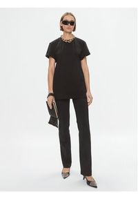 Pinko T-Shirt 102346 A1CY Czarny Regular Fit. Kolor: czarny. Materiał: bawełna #4