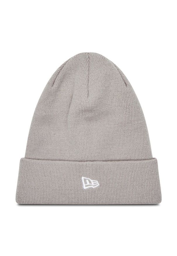 New Era Czapka Ne Essential Knit C 12156074 Szary. Kolor: szary. Materiał: materiał