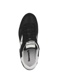 Trenerzy Saucony shadow original. Zapięcie: sznurówki. Kolor: czarny. Materiał: materiał, tkanina, syntetyk. Szerokość cholewki: normalna