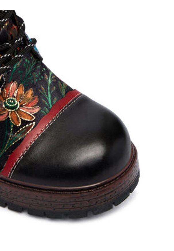 Laura Vita Trzewiki KLEO Czarny. Kolor: czarny. Materiał: skóra