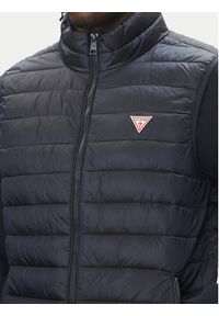 Guess Jeans Bezrękawnik M5RN55 WHAB2 Granatowy Regular Fit. Kolor: niebieski. Materiał: syntetyk. Długość rękawa: bez rękawów #3