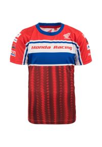 HONMA - Koszulka dziecięca Honda BSB 164-170, 100% poliester, szybkoschnąca. Kolor: niebieski, wielokolorowy, biały. Materiał: poliester #1