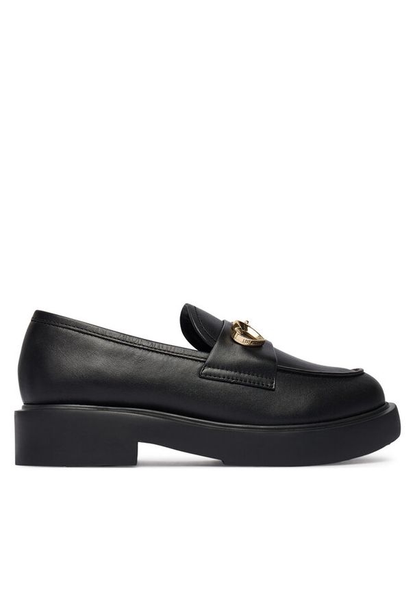 Love Moschino - Loafersy LOVE MOSCHINO. Kolor: czarny