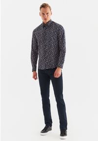 Pako Lorente - PAKO LORENTE – Koszula męska P22WF-1X-026-G-S. Typ kołnierza: kołnierzyk klasyczny. Materiał: bawełna, elastan. Długość rękawa: długi rękaw. Długość: długie. Wzór: kwiaty. Styl: klasyczny #6