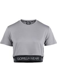 GORILLA WEAR - Damski crop top Gorilla Wear Colby. Kolor: szary. Sport: fitness #1
