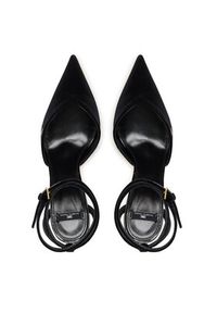 Elisabetta Franchi Szpilki SA-74L-57E2-V640 Czarny. Kolor: czarny. Materiał: zamsz, skóra. Obcas: na szpilce #6