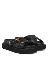 Pinko - PINKO Klapki Kate 09 SD0537 P003 Czarny. Kolor: czarny. Materiał: skóra #3