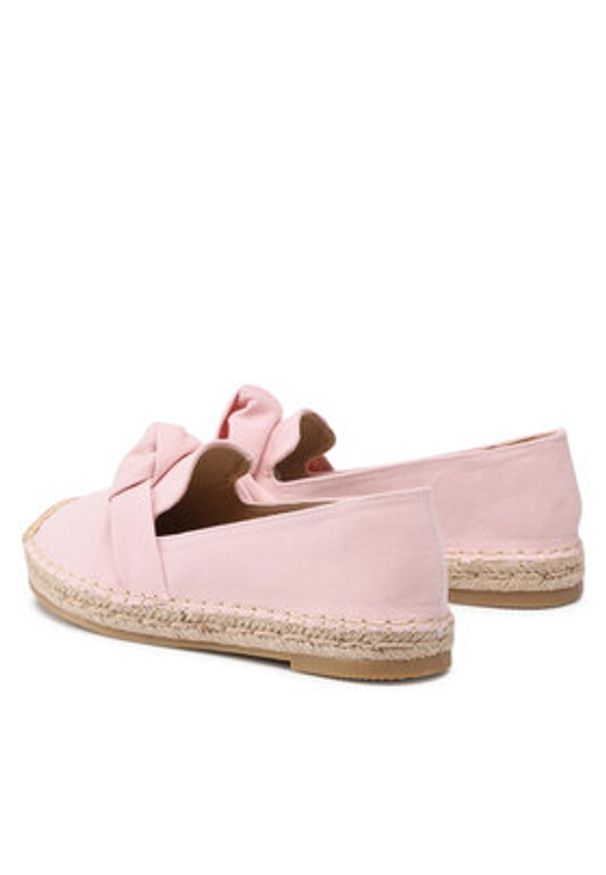 Jenny Fairy Espadryle WSS990-123 Różowy. Kolor: różowy. Materiał: materiał