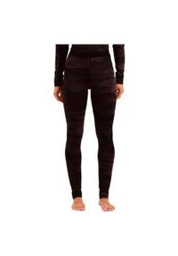 Getry termoaktywne damskie Odlo Merino Ridgelines BL Bottom Long. Kolor: fioletowy