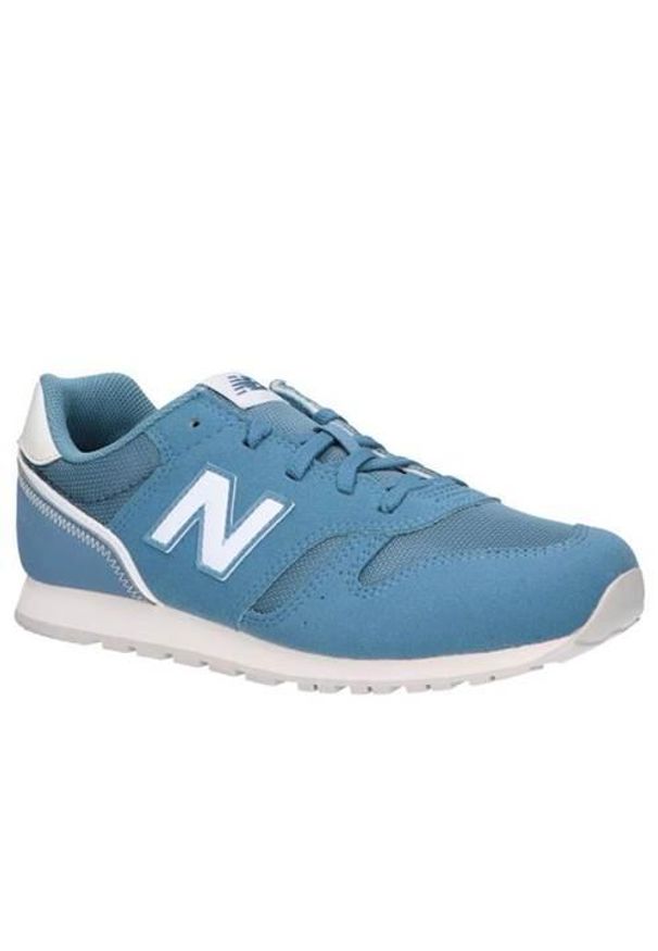 Buty do chodzenia dla dzieci New Balance 373. Zapięcie: sznurówki. Kolor: niebieski, wielokolorowy. Materiał: materiał, tkanina, syntetyk, guma. Szerokość cholewki: normalna. Model: New Balance 373. Sport: turystyka piesza
