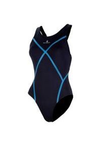 Strój Kąpielowy Aqua Sphere Capri – Czarno-Niebieski – Rozmiar 28. Kolor: czarny, niebieski, wielokolorowy