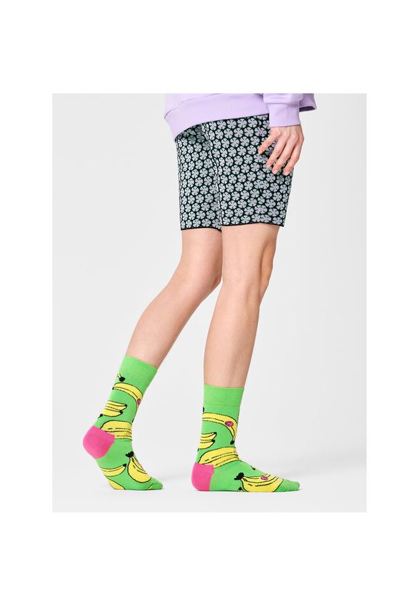 Happy-Socks - Skarpety wysokie unisex Happy Socks. Kolor: zielony