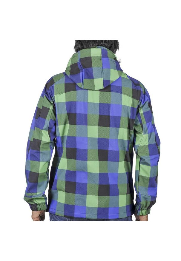 PEAK MOUNTAIN - Kurtka softshell Peak Mountain Cina. Kolor: zielony. Materiał: softshell
