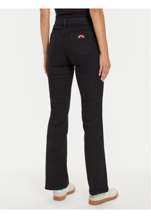 Wrangler Jeansy 112127840 Czarny Flare Fit. Kolor: czarny