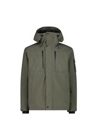 Kurtka męska narciarska męska CMP 34W3917. Kolor: czarny, wielokolorowy, zielony. Sezon: zima. Sport: narciarstwo #1