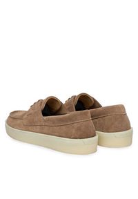 BOSS Półbuty Randal 50557725 Beżowy. Kolor: beżowy. Materiał: zamsz, skóra #4
