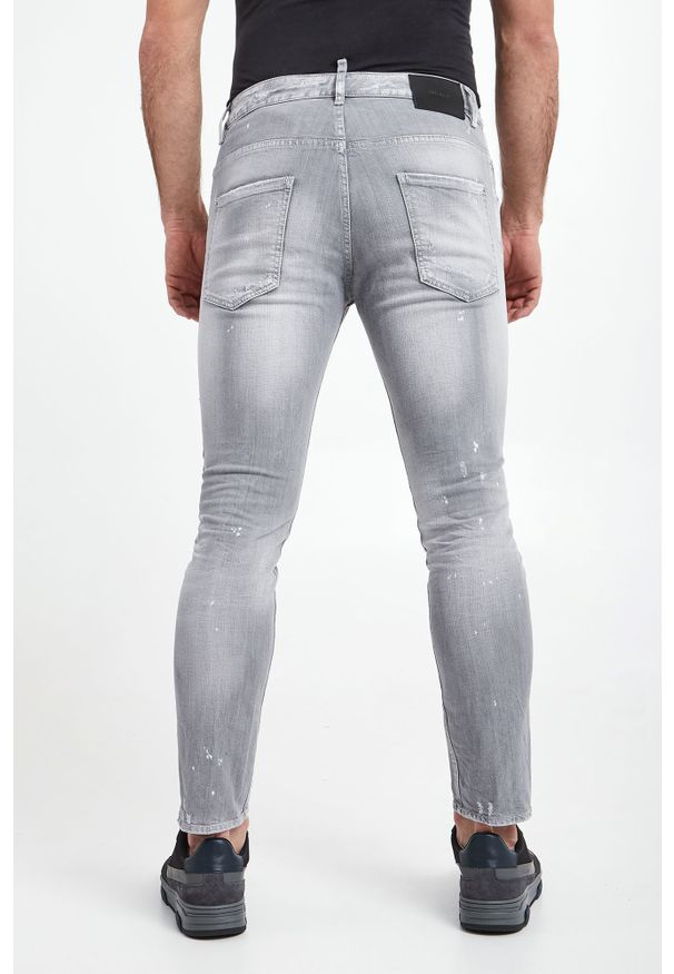 Jeansy męskie Skater Jean DSQUARED2. Wzór: aplikacja