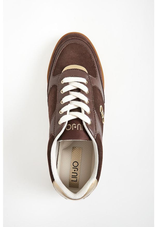 Liu Jo - Sneakersy damskie zamszowe LIU JO. Materiał: zamsz